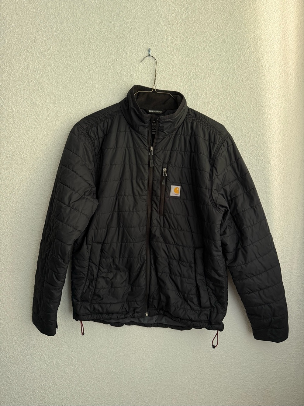 Carhartt Men’s Black Quilted Packable Puffer Jacket